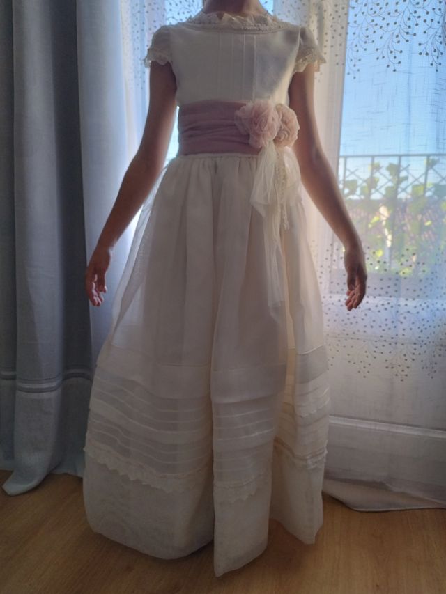 Vestido comunión sin can can
