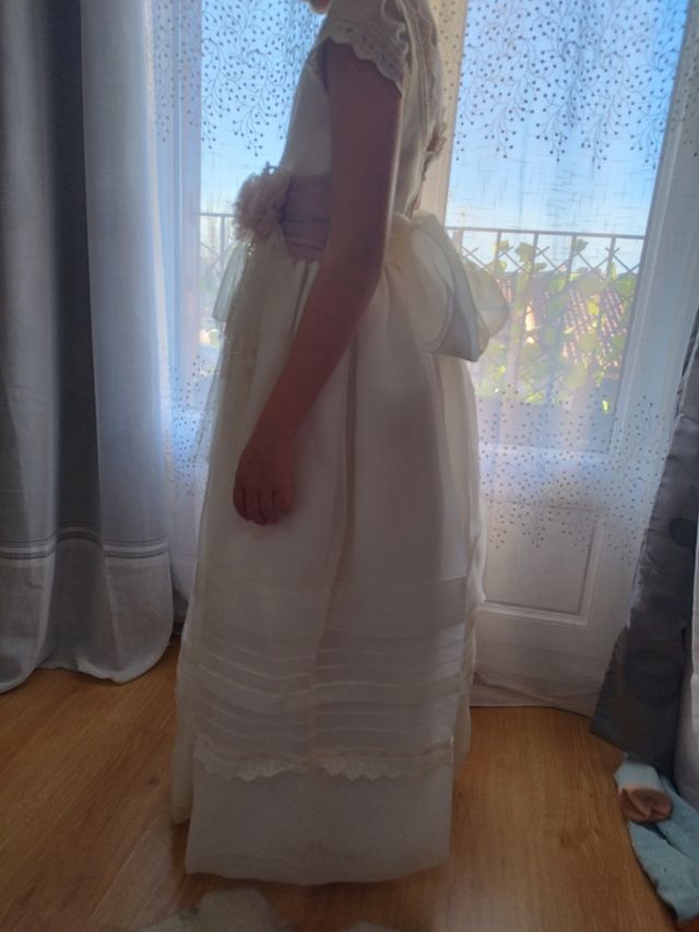 Vestido comunión sin can can