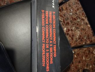 Trípode cámara foto.