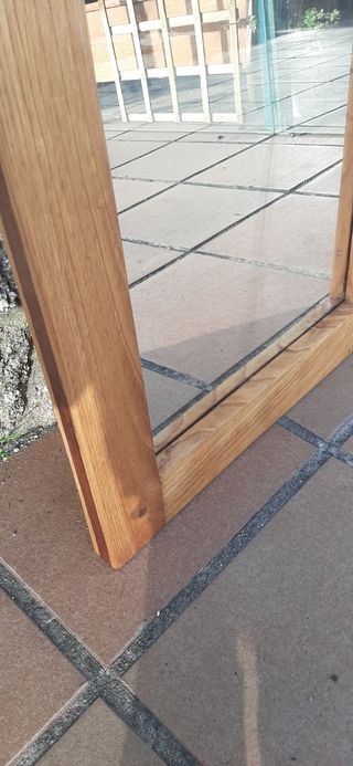 Espejo estilo rústico.