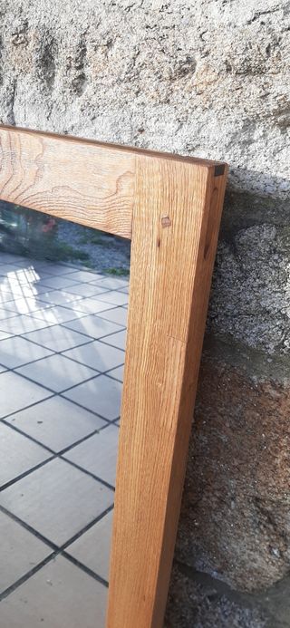 Espejo estilo rústico.