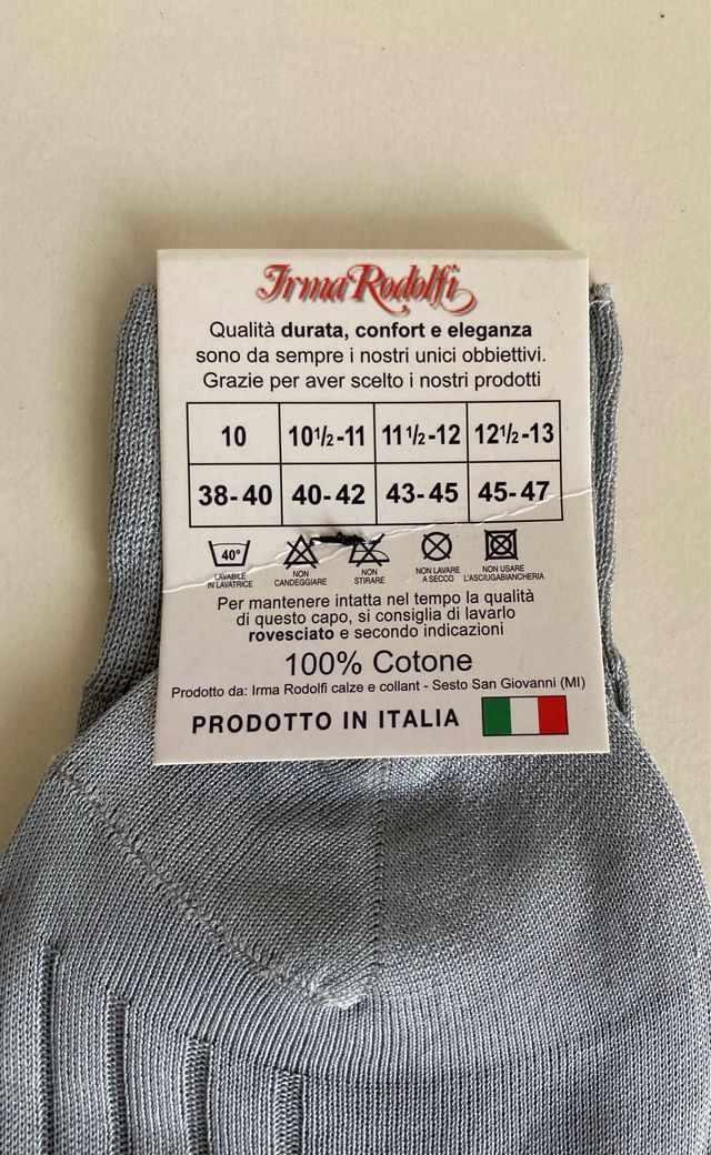 Calze classiche uomo marrone e grigio perla