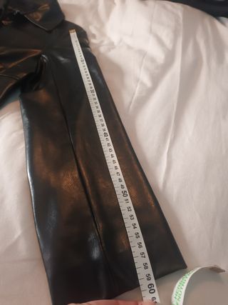 Chaqueta polipiel Zara