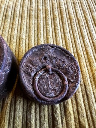 CONJUNTO DE 3 PESAS PARA BALAMZA ANTIGUA