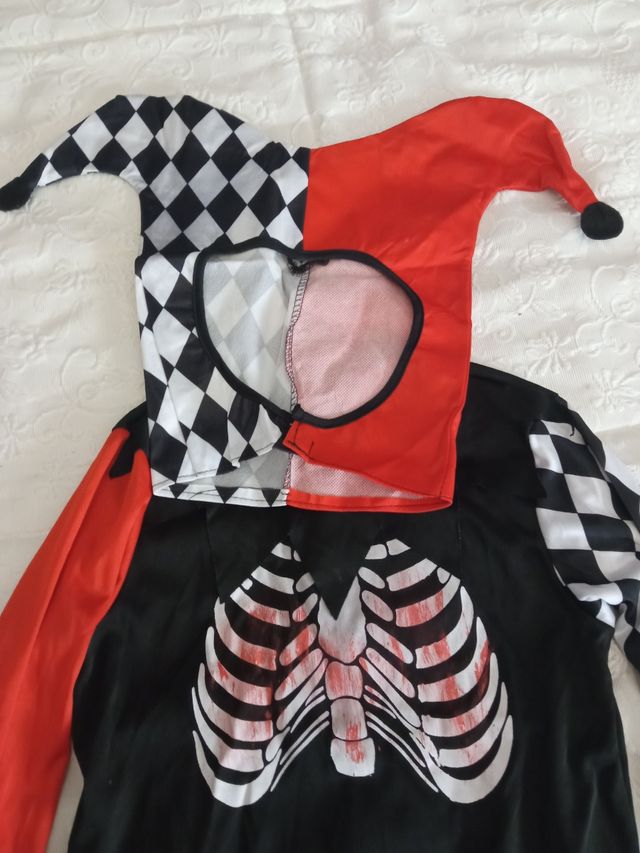 Disfraz niño Halloween arlequín asesino 8/10