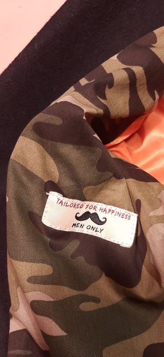 Giaccone lana stile militare