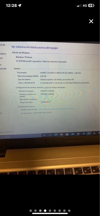 Portatil Asus de 15” X540LA