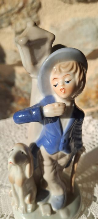 Statuina Bimbo porcellana capodimonte