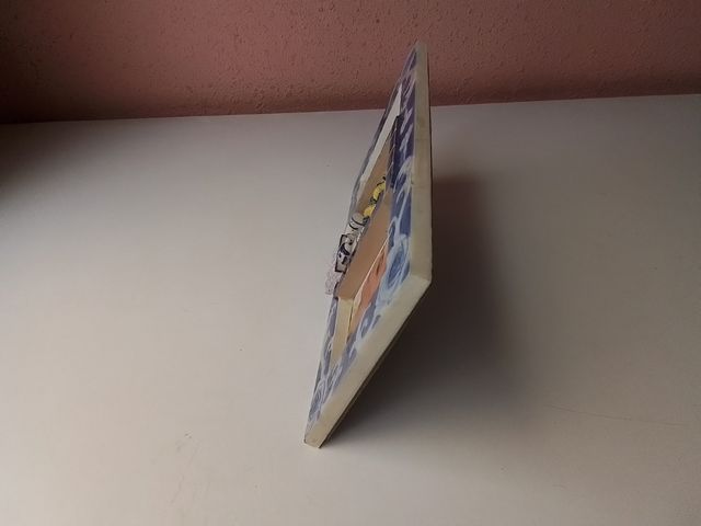 Marcos de fotos de cerámica.