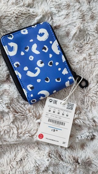 🆕Cartera/Tarjetero estampado Nuevo