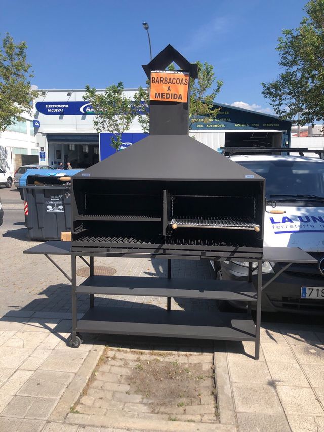 BARBACOA CARBON/LEÑA MODELO DOBLE