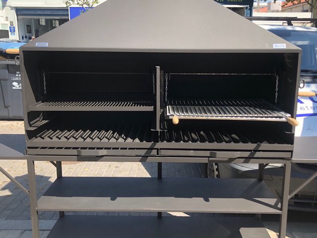 BARBACOA CARBON/LEÑA MODELO DOBLE