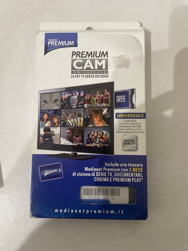 cam universale mediaset premium