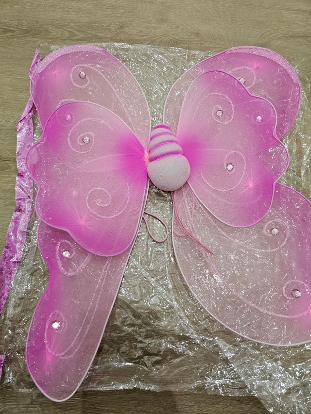 Alas mariposa niña disfraz