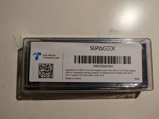 Adaptador M.2 NGFF a NVME para Apple