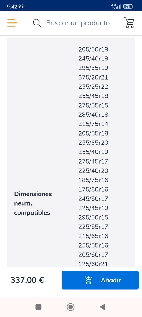 Cadenas Michelin ultra rapida y sencilla