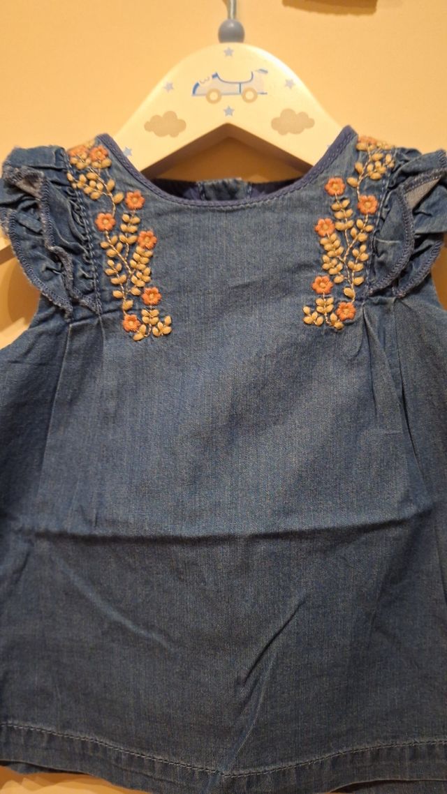 vestitino in cotone tg 0/3mesi