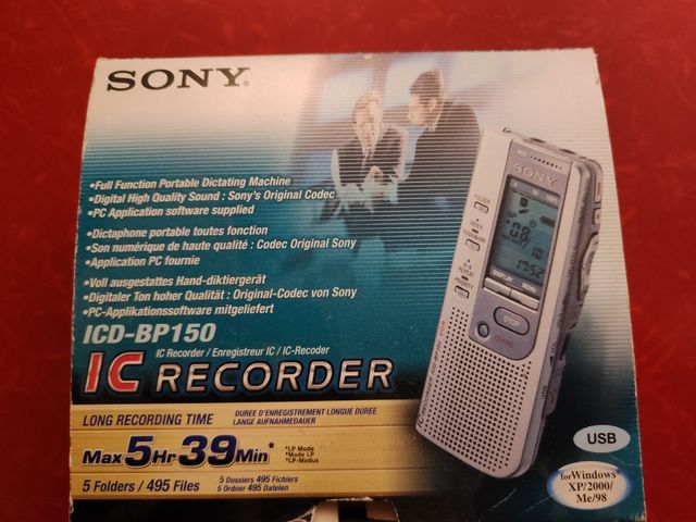 Registratore vocale Sony