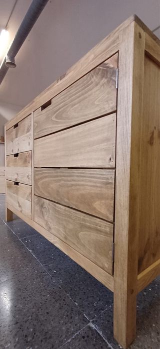 Mueble de Baño Nordico en madera maciza 