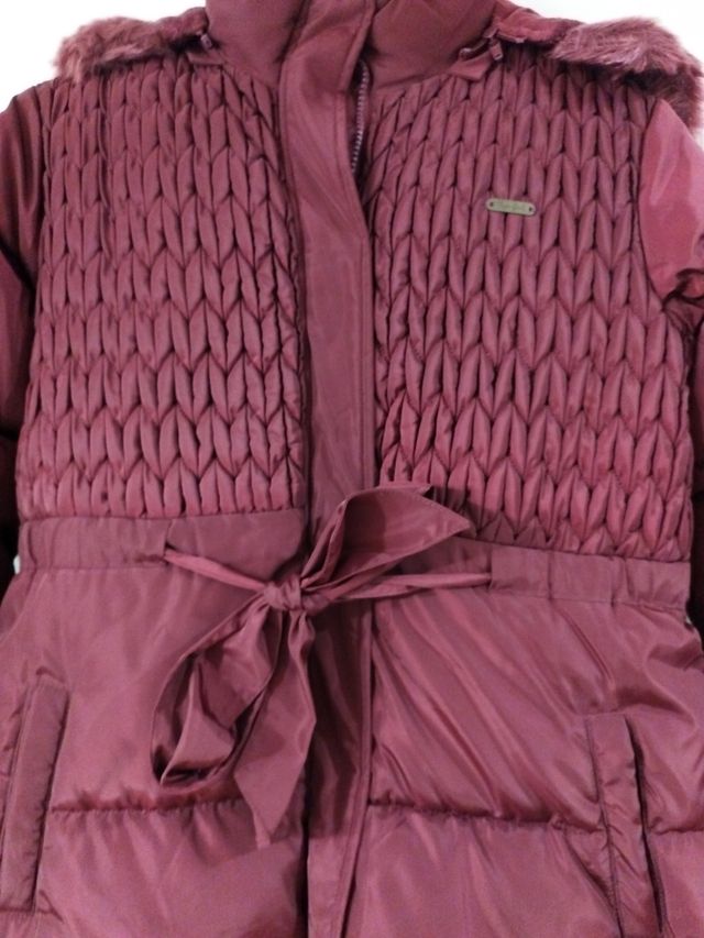 Chaqueton chica color guinda