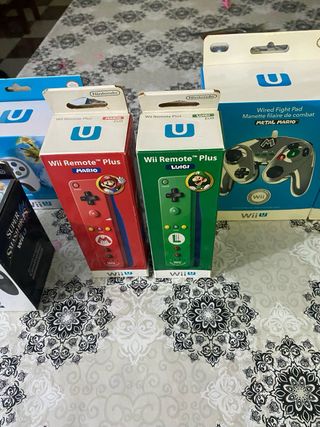 wii u lote mandos precintados