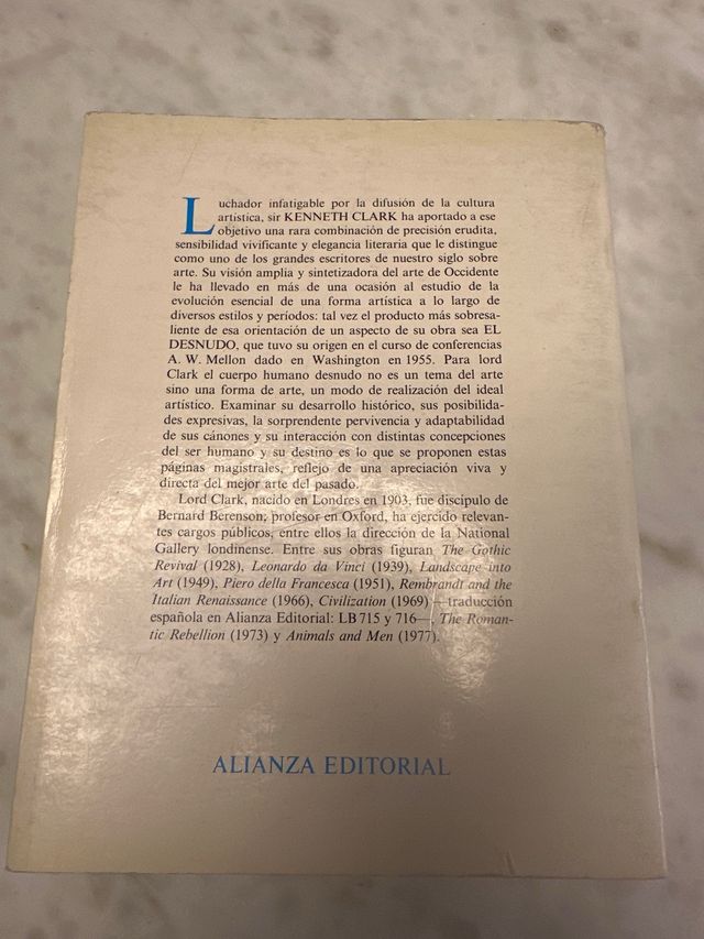 EL DESNUDO kenneth Clark