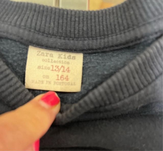 Sudadera azul marino niña