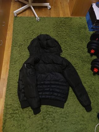 Abrigo plumas siksilk M negro