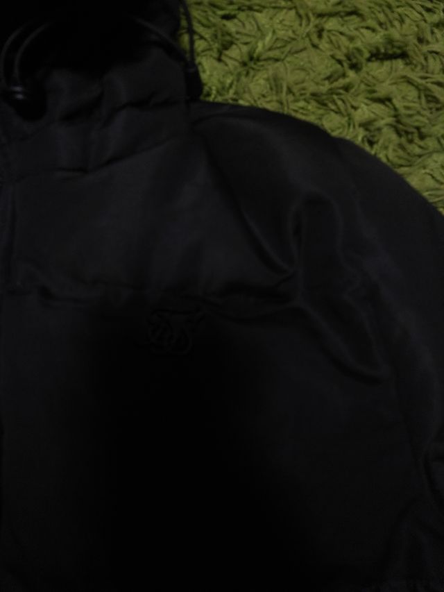 Abrigo plumas siksilk M negro