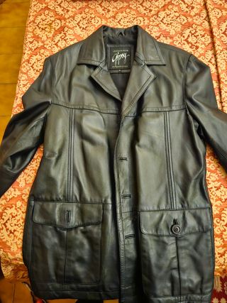 Chaqueta hombre cuero