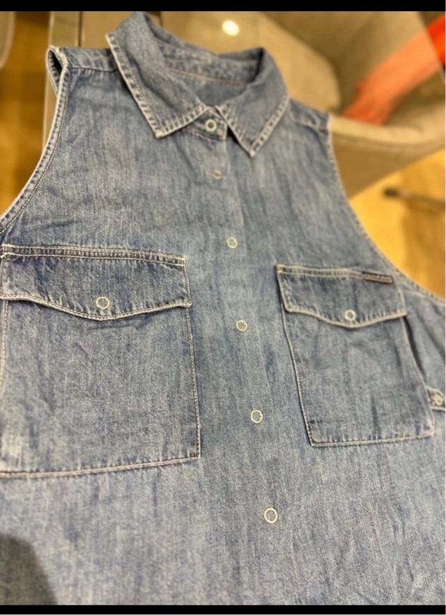 camisa sin mangas chica