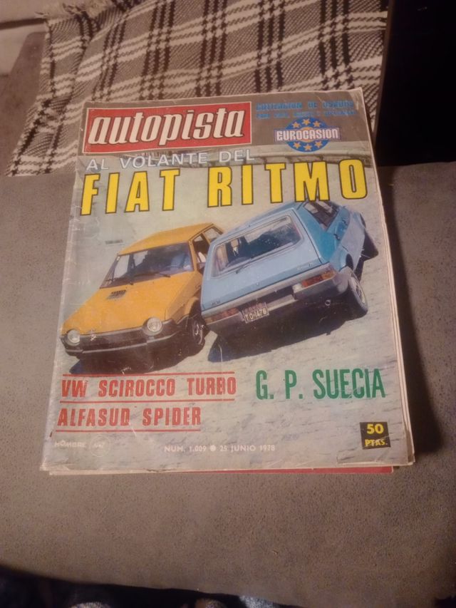 REVISTA AUTOPISTA NUM 1009 FIAT RITMO , 1978 , SEÑ