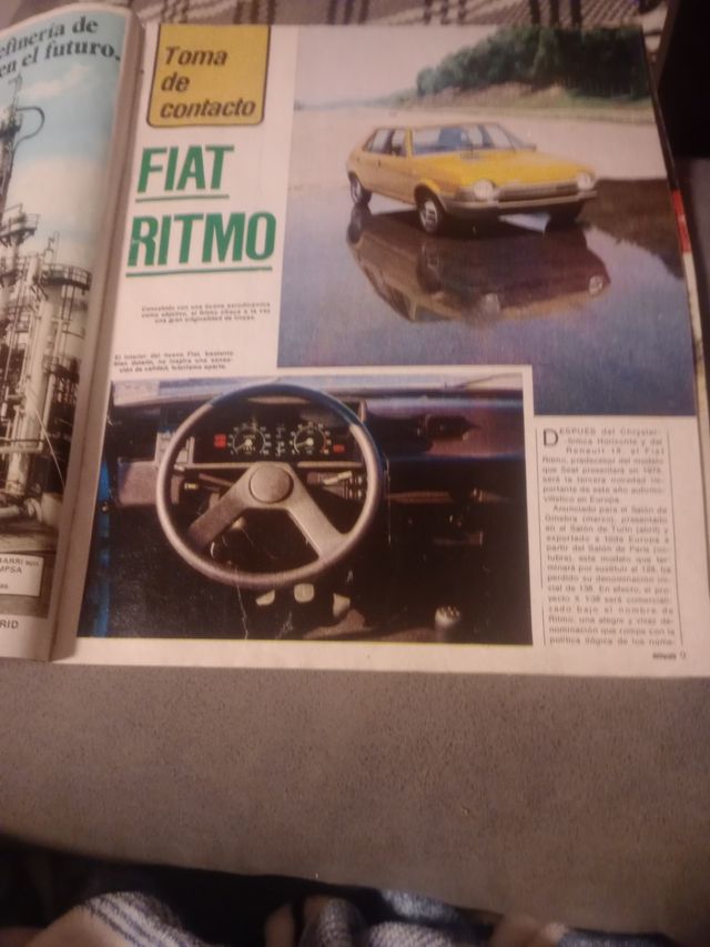REVISTA AUTOPISTA NUM 1009 FIAT RITMO , 1978 , SEÑ