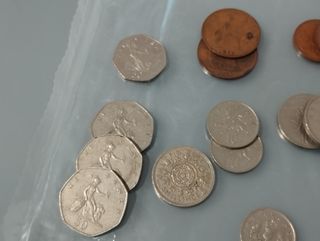 Monedas antiguas de Libras británicas