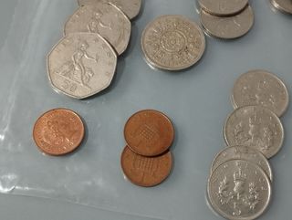 Monedas antiguas de Libras británicas