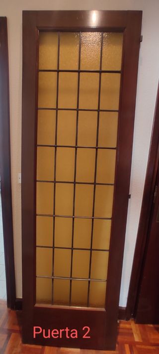 Puertas de madera con cristal (2)