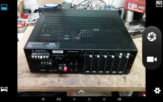 amplificador megafonía PA linea 100v INTER 120