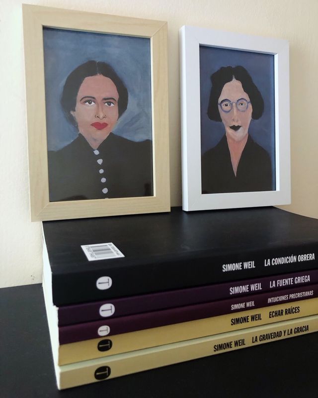 Simone Weil y Hannah Arendt Decoración Filósofas