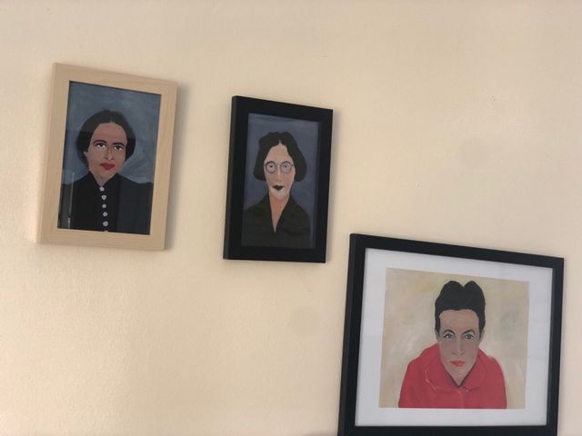 Simone Weil y Hannah Arendt Decoración Filósofas