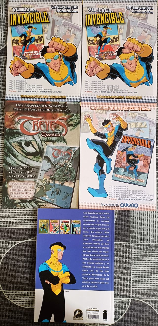 Invencible tomos 1 a 5 - Aleta Ediciones