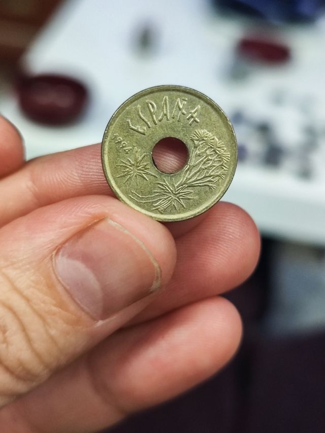 25 pesetas de Canarias del Año 1994