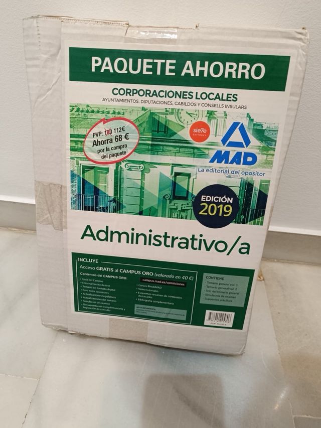 temario oposicion administrativo