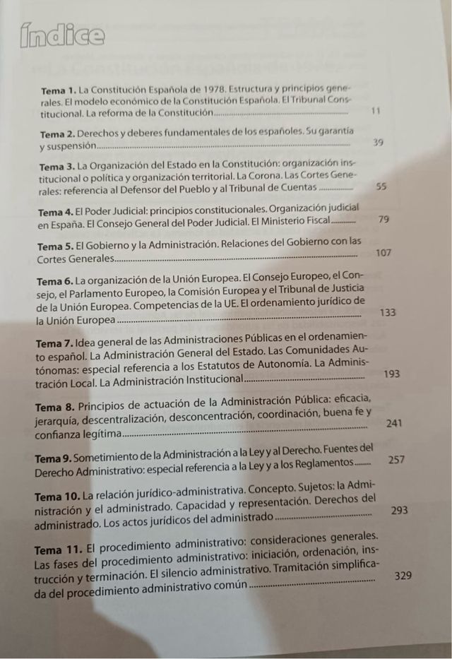 temario oposicion administrativo