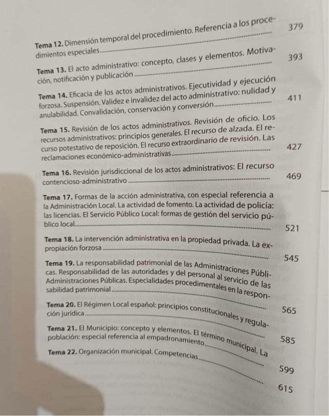 temario oposicion administrativo