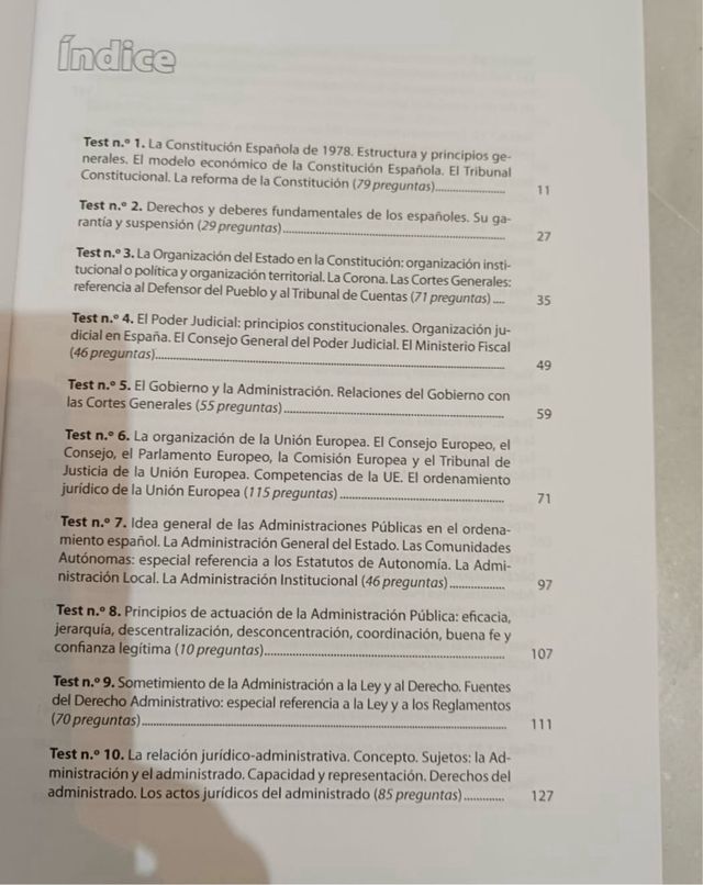 temario oposicion administrativo