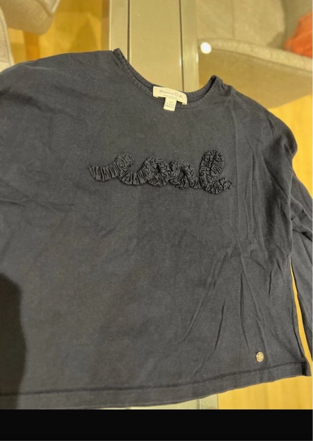 Camiseta azul marino niña