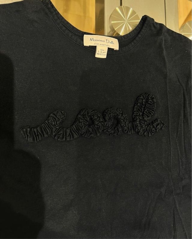 Camiseta azul marino niña