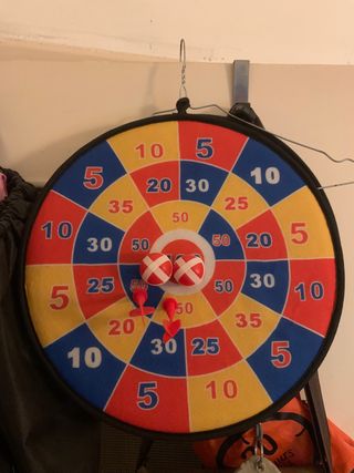 Gioco freccette palline bersaglio