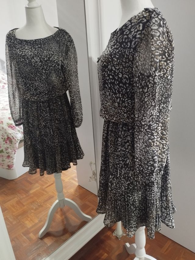 Vestido vaporoso de Blanco