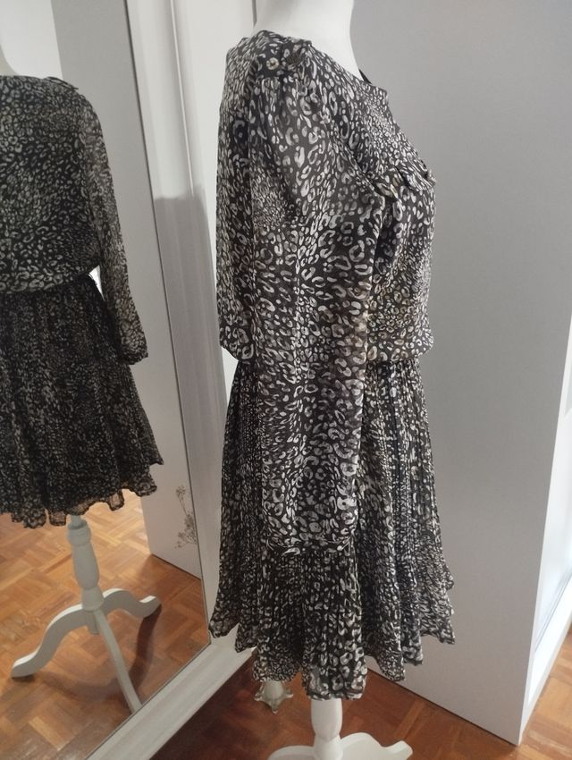 Vestido vaporoso de Blanco